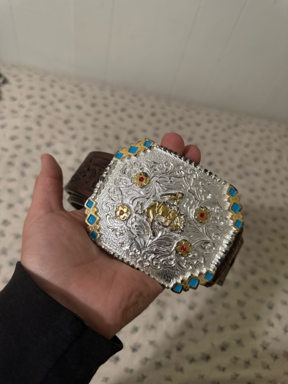 Buckle and Hand made Belt from Mexico